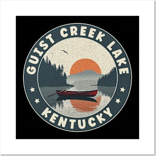 Guist Creek Lake Kentucky Sunset Posters and Art